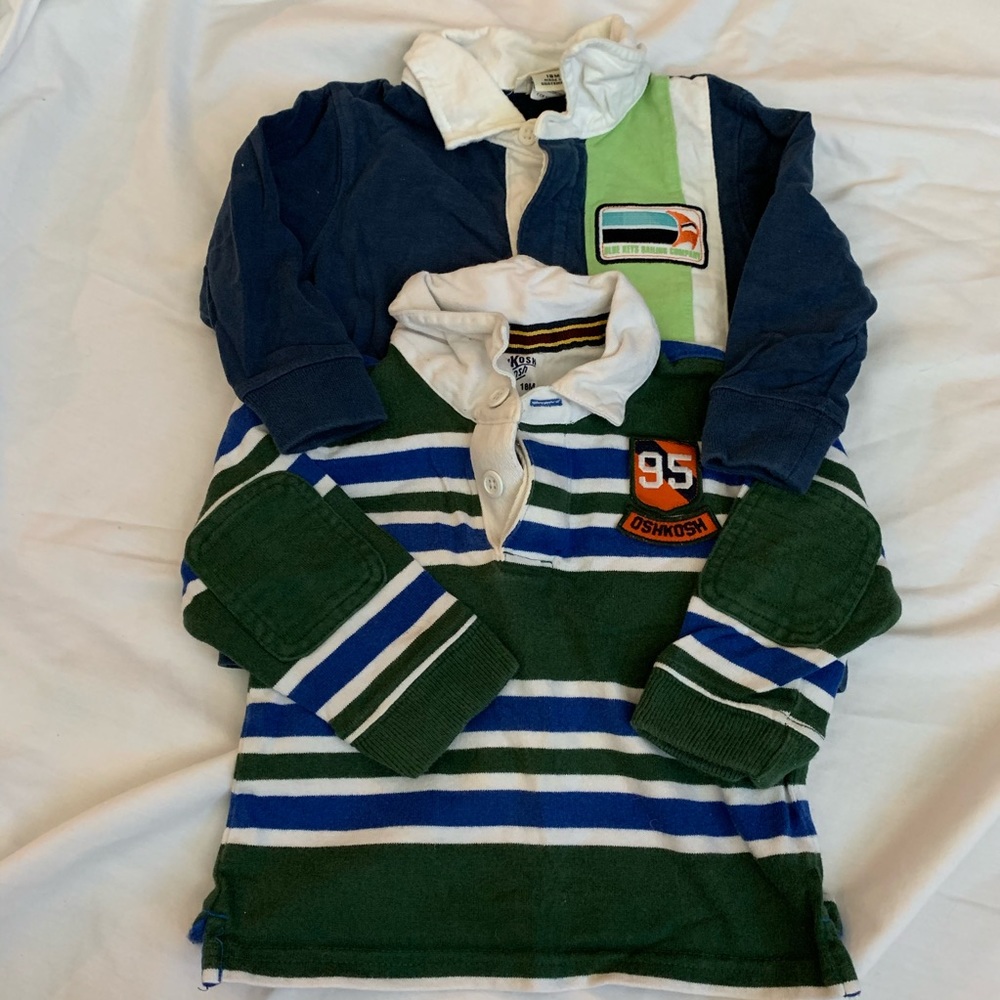 18 month boys long sleeved tops